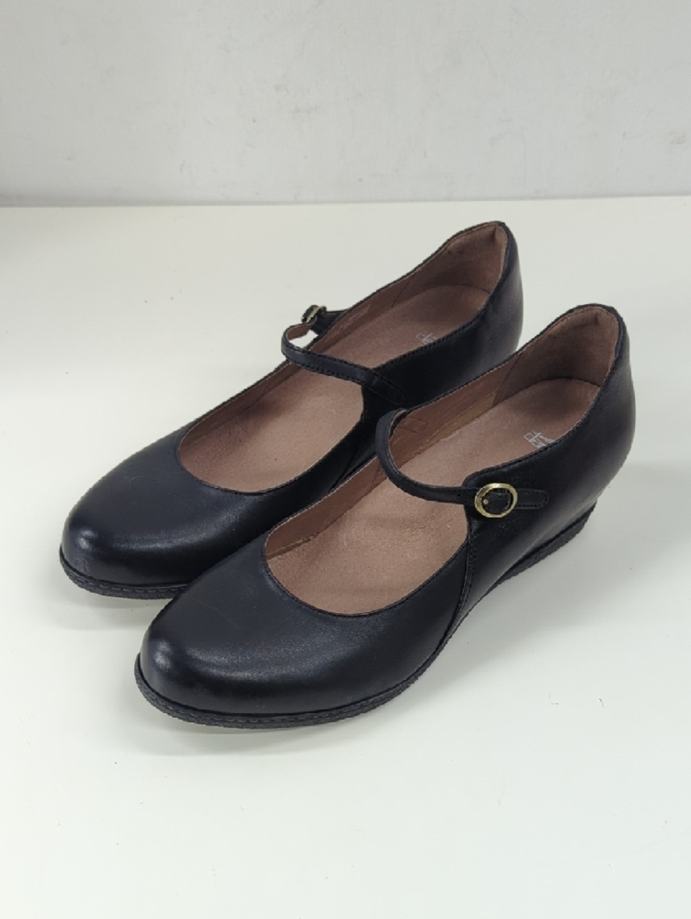 New Dansko Loralie Wedge in Black Leather Size EU 42, US 12 - Picture 2 of 11